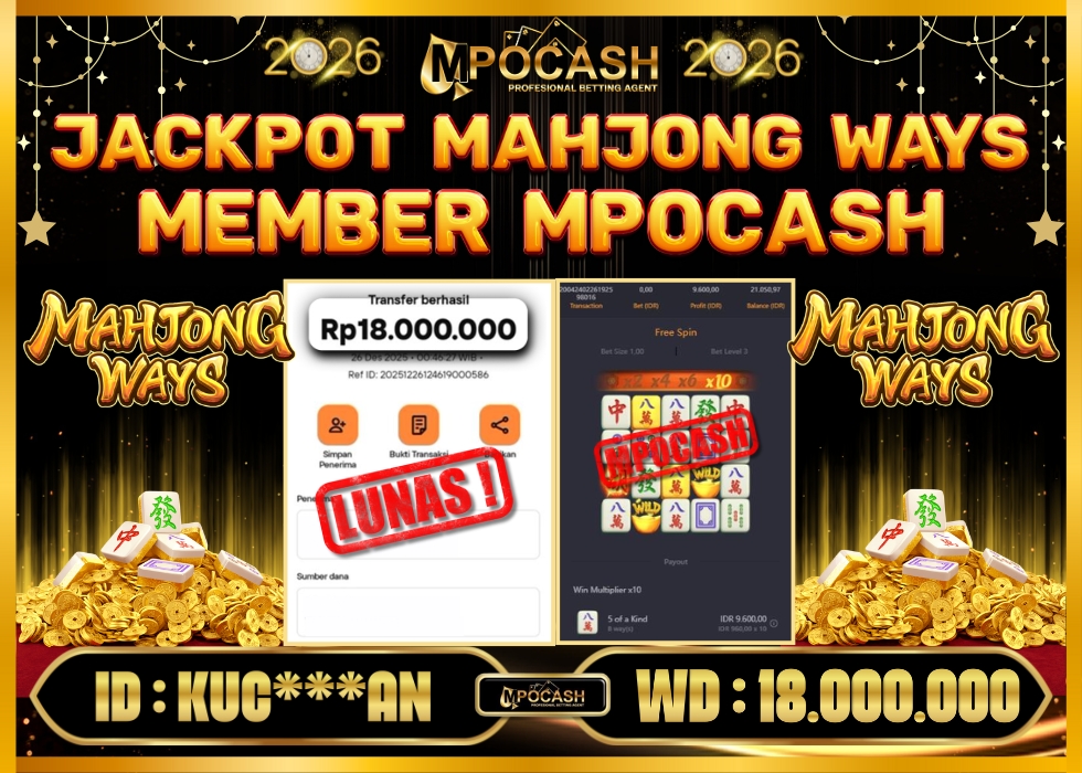 MPOCASH JACKPOT MAHJONG WAYS